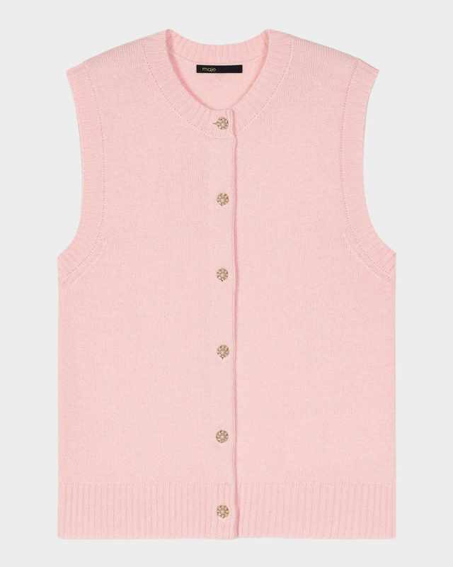 Migavinow Embellished Sweater Vest